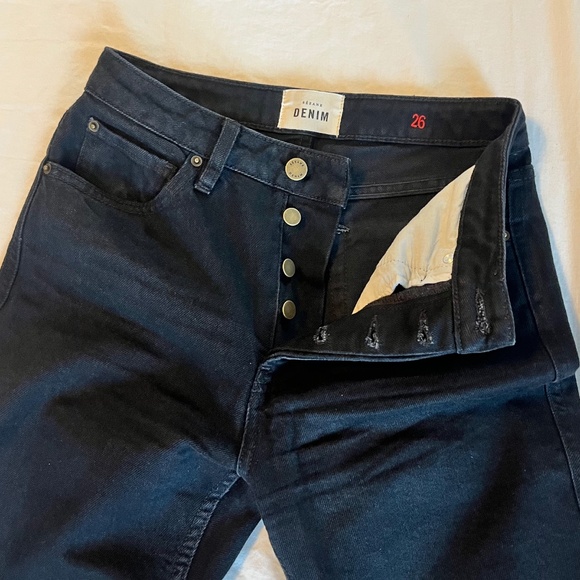 Sezane Denim - Sezane Brut Sexy Black Jean Size 26